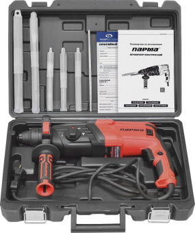 Перфоратор Парма П-02-26/900ЭР патрон:SDS-plus уд.:3Дж 900Вт (кейс в комплекте) от магазина РЭССИ
