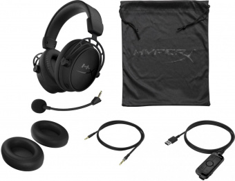 Наушники с микрофоном HyperX Cloud Alpha S Blackout черный 1м мониторные оголовье (4P5L2AA) от магазина РЭССИ