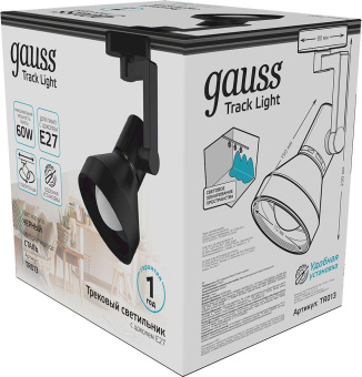Система трековая Gauss TR013 60Вт черный от магазина РЭССИ