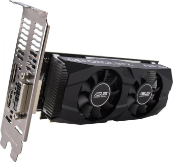 Видеокарта Asus PCI-E 4.0 RTX3050-O6G-LP-BRK NVIDIA GeForce RTX 3050 6Gb 96bit GDDR6 1507/14000 DVIx1 HDMIx1 DPx1 HDCP Ret low profile от магазина РЭССИ