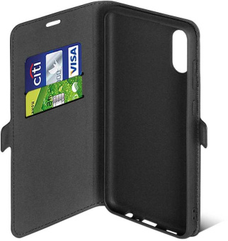 Чехол (флип-кейс) DF для Samsung Galaxy A02 sFlip-85 черный (DF SFLIP-85 (BLACK)) от магазина РЭССИ