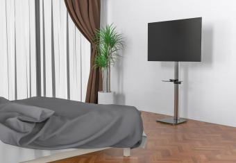 Стойка для телевизора Cactus CS-VM-ST97-D черный 37"-70" макс.68кг напольный от магазина РЭССИ