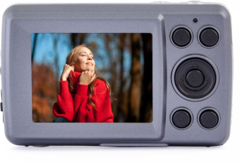 Фотоаппарат Rekam iLook S740i темно-серый 16Mpix 2.4" 720p SDHC/MMC CMOS/AAA от магазина РЭССИ