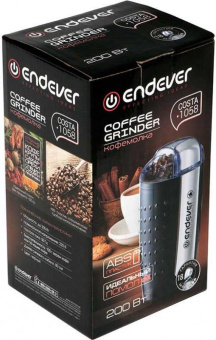 Кофемолка Endever Costa-1058 200Вт сист.помол.:ротац.нож вместим.:100гр черный от магазина РЭССИ
