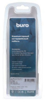 Кабель аудио-видео Buro DisplayPort (m)/HDMI (m) 1.8м. Позолоченные контакты черный (BHP RET HDMI_DPP18) от магазина РЭССИ