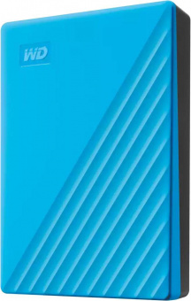Жесткий диск WD USB 3.0 4Tb WDBPKJ0040BBL-WESN My Passport 2.5" голубой от магазина РЭССИ
