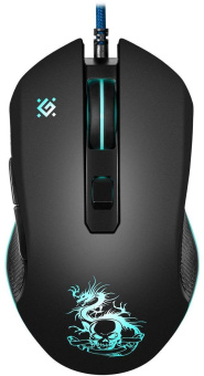 Мышь Defender Sky Dragon GM-090L черный оптическая 3200dpi USB для ноутбука 6but (52090) от магазина РЭССИ