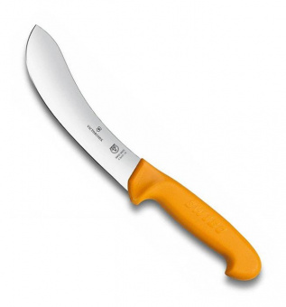 Нож Victorinox Swibo (5.8427.18) стальной для забоя/разделки лезв.180мм прямая заточка оранжевый от магазина РЭССИ
