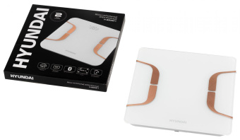 Весы напольные электронные Hyundai H-BS03871 макс.180кг белый от магазина РЭССИ