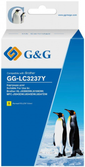 Картридж струйный G&G GG-LC3237Y желтый (18.4мл) для Brother HL-J6000DW/J6100DW от магазина РЭССИ
