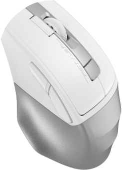 Мышь A4Tech Fstyler FG45CS Air белый/серебристый оптическая (2000dpi) silent беспроводная USB для ноутбука (7but) от магазина РЭССИ