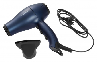 Фен Starwind SHD 6062 1800Вт черный/синий от магазина РЭССИ