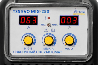 Сварочный полуавтомат ТСС EVO MIG-250 инвертор MIG-MAG/ММА 5.44кВт от магазина РЭССИ