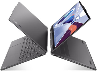 Ноутбук Lenovo Yoga 7 14IRL8 Core i5 1340P 16Gb SSD512Gb Intel Iris Xe graphics 14" OLED Touch WUXGA (1920x1200) Windows 11 Home grey WiFi BT Cam (82YL006QRK) от магазина РЭССИ