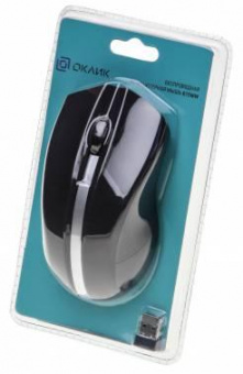 Мышь Оклик 615MW черный/серебристый оптическая (1000dpi) беспроводная USB для ноутбука (3but) от магазина РЭССИ