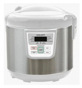 Мультиварка Galaxy GL2641 5л 900Вт белый/серебристый от магазина РЭССИ