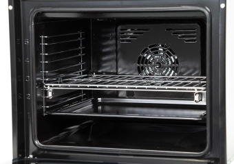 Духовой шкаф Электрический Hyundai HEO 6648 IX черный/серебристый от магазина РЭССИ