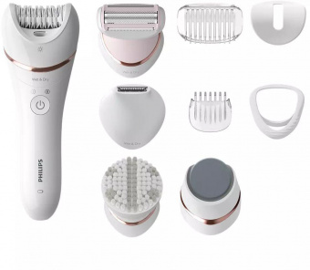 Эпилятор Philips BRE740/10 скор.:2 насад.:8 от аккум. белый от магазина РЭССИ