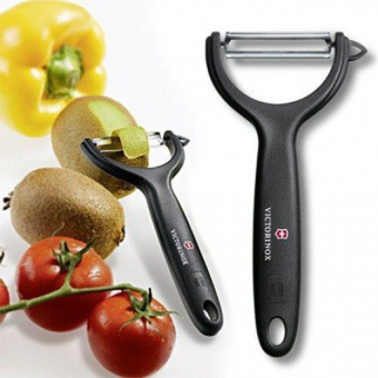 Овощечистка для овощей и фруктов Victorinox Tomato and Kiwi черный (7.6079) от магазина РЭССИ