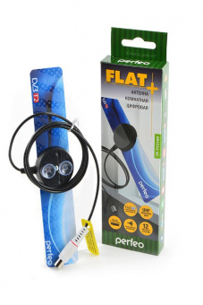 Антенна PERFEO PF-TV2169 FLAT+ DVB-T2 комнатная цифровая BL1 от магазина РЭССИ