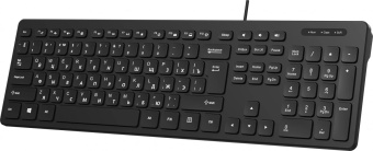 Клавиатура Оклик K733 черный USB slim Multimedia от магазина РЭССИ