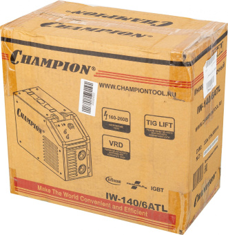 Сварочный аппарат Champion IW-140/6ATL инвертор MMA/TL/vrd 4.2кВт от магазина РЭССИ