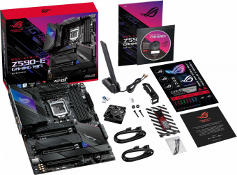 Материнская плата Asus ROG STRIX Z590-E GAMING WIFI Soc-1200 Intel Z590 4xDDR4 ATX AC`97 8ch(7.1) 2x2.5Gg RAID+HDMI от магазина РЭССИ