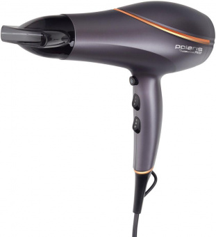 Фен Polaris PHD 2290Ti Tourmaline PROF 2200Вт графит/золотистый от магазина РЭССИ