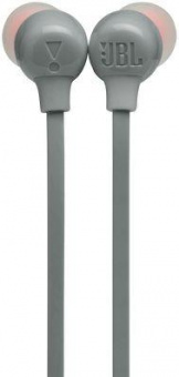 Гарнитура вкладыши JBL Tune 125 серый беспроводные bluetooth в ушной раковине (JBLT125BT) от магазина РЭССИ