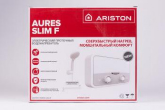 Водонагреватель Ariston Aures SF 5.5 COM 5.5кВт электрический настенный/серебристый от магазина РЭССИ