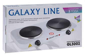 Плита Электрическая Galaxy Line GL 3002 белый эмаль (настольная) от магазина РЭССИ
