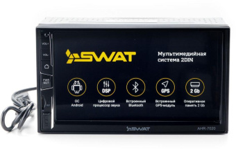 Автомагнитола Swat AHR-7020 2DIN 4x50Вт от магазина РЭССИ