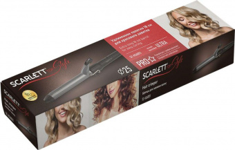 Щипцы Scarlett SC-HS60011 40Вт макс.темп.:190С покрытие:керамико-турмалиновое черный от магазина РЭССИ