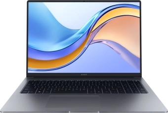 Ноутбук Honor MagicBook X16 Core i5 12450H 16Gb SSD512Gb Intel UHD Graphics 16" IPS WQXGA (1920x1200) Windows 11 Home grey WiFi BT Cam (5301AFHH) от магазина РЭССИ
