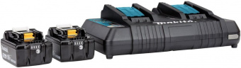 Батарея аккумуляторная Makita BL1850B 18В 5Ач Li-Ion (З/У в компл.) (191L75-3) от магазина РЭССИ