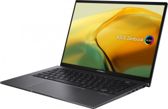 Ноутбук Asus Zenbook 14 UM3402YA-KP660 Ryzen 7 7730U 16Gb SSD1Tb AMD Radeon 14" IPS WQXGA (2560x1600) noOS black WiFi BT Cam Bag (90NB0W95-M014W0) от магазина РЭССИ