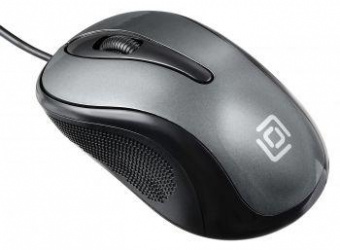 Мышь Оклик 385M черный/серый оптическая (1600dpi) USB для ноутбука (3but) от магазина РЭССИ