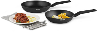 Сковорода Rondell Vero RDA-1493 круглая 24см покрытие: Xylan Plus ручка несъемная (без крышки) серый от магазина РЭССИ