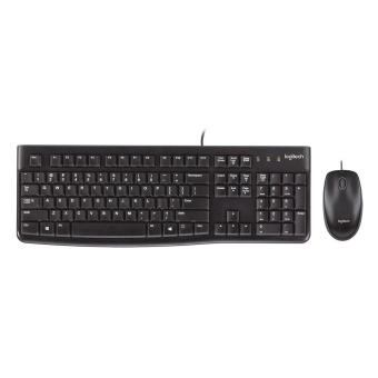 Клавиатура + мышь Logitech MK120 клав:черный мышь:черный/серый USB (920-002589) от магазина РЭССИ