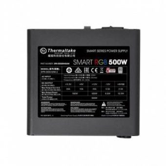 Блок питания Thermaltake ATX 500W Smart RGB 500 80+ (24+4+4pin) APFC 120mm fan color LED 6xSATA RTL от магазина РЭССИ