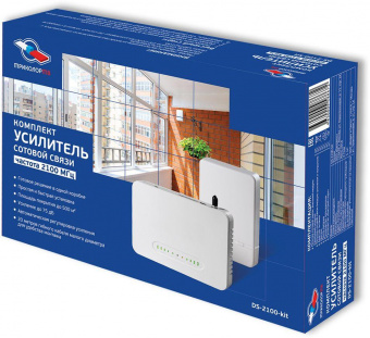 Усилитель сигнала Триколор DS-2100-kit 20м однодиапазонная белый (046/91/00050419) от магазина РЭССИ