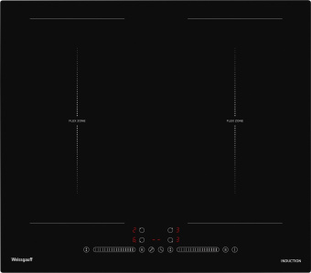 Индукционная варочная поверхность Weissgauff HI 642 BSCM черный от магазина РЭССИ