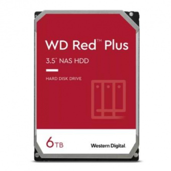 Жесткий диск WD SATA-III 6TB WD60EFPX NAS Red Plus (5400rpm) 256Mb 3.5" от магазина РЭССИ