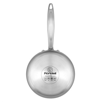 Ковш Rondell RainDrops RDS-1292 1.7л. d=16см (с крышкой) стальной от магазина РЭССИ