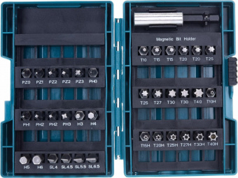 Набор бит Makita B-28606 (37пред.) для шуруповертов от магазина РЭССИ