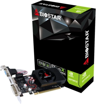 Видеокарта Biostar PCI-E GT730-4GB D3 LP (GF108) NVIDIA GeForce GT 730 4Gb 128bit GDDR3 700/1333 DVIx1 HDMIx1 CRTx1 HDCP Ret low profile от магазина РЭССИ