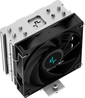 Устройство охлаждения(кулер) Deepcool AG400 Soc-AM5/AM4/1200/1700/1851 серебристый/черный 4-pin 18-31.6dB Al+Cu 220W 614gr Ret (R-AG400-BKNNMN-G-1) от магазина РЭССИ