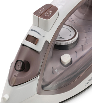 Утюг Maxwell MW-3047 2400Вт белый/коричневый от магазина РЭССИ
