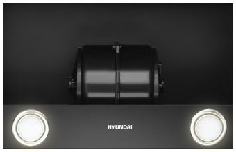 Вытяжка встраиваемая Hyundai HBH 6236 BG черный управление: кулисные переключатели (1 мотор) от магазина РЭССИ