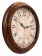 Часы настенные аналоговые Бюрократ WallC-R77P D35см коричневый (WALLC-R77P35/BROWN) от магазина РЭССИ